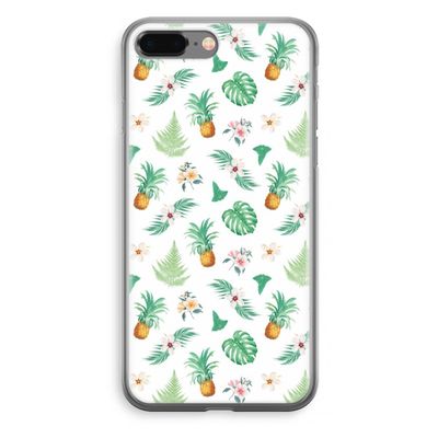 Ananas bladeren: iPhone 8 Plus Transparant Hoesje