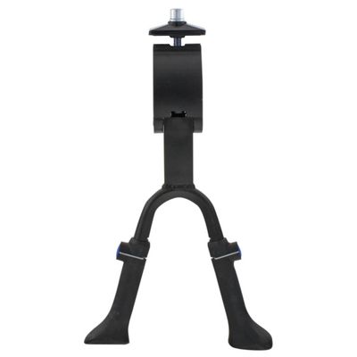 M-Wave standaard dubbele poot aluminium 24 28 inch zwart