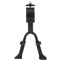 M-Wave standaard dubbele poot aluminium 24 28 inch zwart