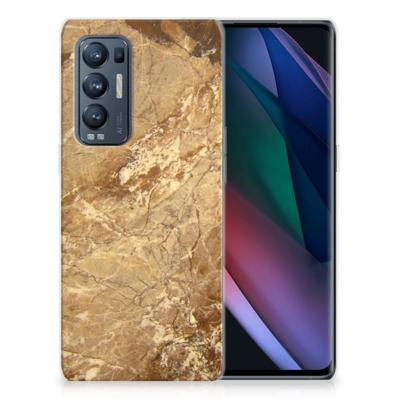 OPPO Find X3 Neo | TPU | Siliconen hoesje | Marmer Creme