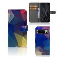Google Pixel 8 Pro | Book Case | Polygon Dark