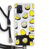 When Life Gives You Lemons...: Samsung Galaxy A71 Transparant Hoesje met koord