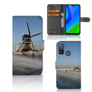 Huawei P Smart 2020 Flip Cover Schaatsers