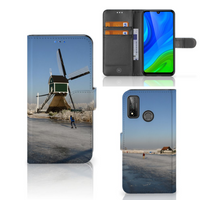 Huawei P Smart 2020 Flip Cover Schaatsers