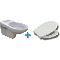 Xellanz Neptunus Wandcloset met Ultimo 3.0 Toiletzitting - Softclose en Quick Release - Glans Wit