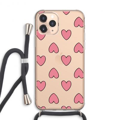 Ondersteboven verliefd: iPhone 11 Pro Max Transparant Hoesje met koord