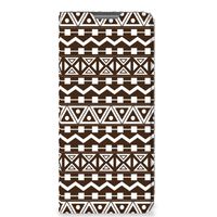 Xiaomi 12 Pro Hoesje met Magneet Aztec Brown