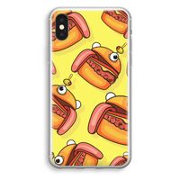 Hamburger: iPhone XS Transparant Hoesje