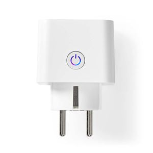 Nedis SmartLife Smart Stekker | Wi-Fi | Energiemeter | 3680 W | Type F (CEE 7/7) | 0 - 55 °C | Android / IOS | Wit - WIFIP121FWT3