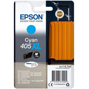 Epson singlepack cyaan 405XL DURABrite Ultra inkt