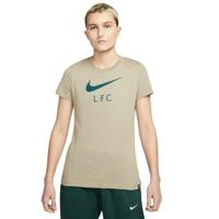 Dames-T-Shirt met Korte Mouwen Nike Liverpool FC Bruin Maat S