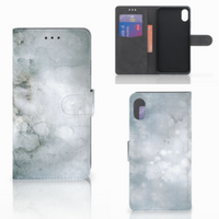 Hoesje Apple iPhone Xs Max Painting Grey - thumbnail