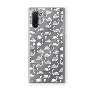 Zwanen: Samsung Galaxy Note 10 Transparant Hoesje