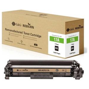 G&G Toner vervangt HP 17A Compatibel Zwart 1600 bladzijden Reborn remanufactured 21231