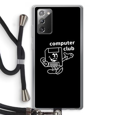 Floppyhead: Samsung Galaxy Note 20 / Note 20 5G Transparant Hoesje met koord