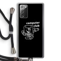 Floppyhead: Samsung Galaxy Note 20 / Note 20 5G Transparant Hoesje met koord
