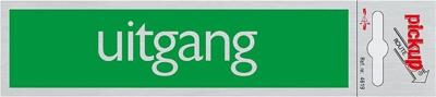 Route Alulook 165 x 44 mm Sticker uitgang groen - Pickup