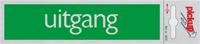 Route Alulook 165 x 44 mm Sticker uitgang groen - Pickup - thumbnail