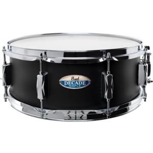 Pearl DMP1455S/C227 Decade Maple Satin Slate Black 14x5.5 inch snaredrum