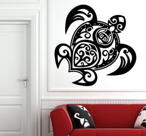 Decoratie Sticker Tribal Schildpad