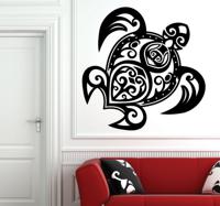 Decoratie Sticker Tribal Schildpad - thumbnail