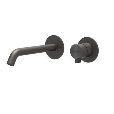 Inbouw Wastafelmengkraan IVY Tribe 2-gats Coldstart RVS316 Geborsteld Carbon Black PVD IVY
