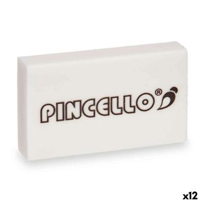Gom Pincello Wit 9 x 16 x 1,5 cm (12 Stuks)