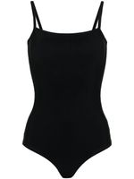 MM6 Maison Margiela body à logo imprimé - Noir