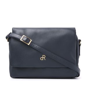 dR Amsterdam Faggio Schoudertas met Overslag Blauw