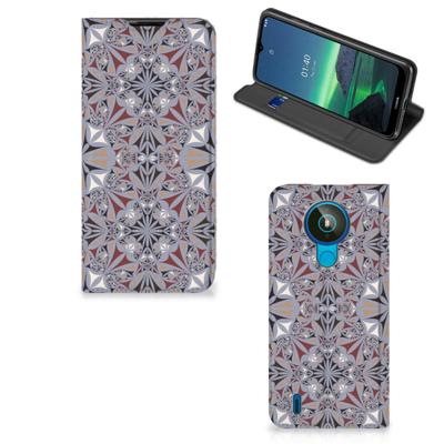 Nokia 1.4 | Standcase | Flower Tiles