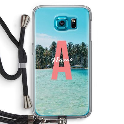 Pacific Dream: Samsung Galaxy S6 Transparant Hoesje met koord