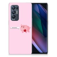 OPPO Find X3 Neo Telefoonhoesje met Naam Pig Mud