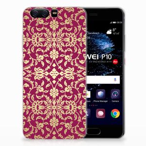 Siliconen Hoesje Huawei P10 Barok Pink