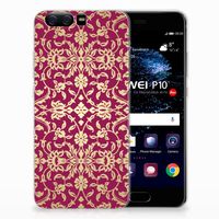 Siliconen Hoesje Huawei P10 Barok Pink - thumbnail