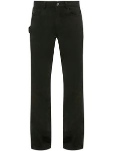 JW Anderson pantalon chino à patch logo - Noir