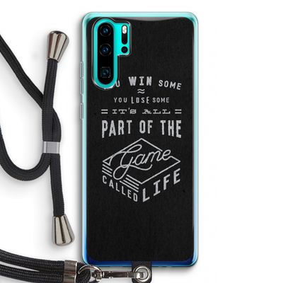 Life: Huawei P30 Pro Transparant Hoesje met koord