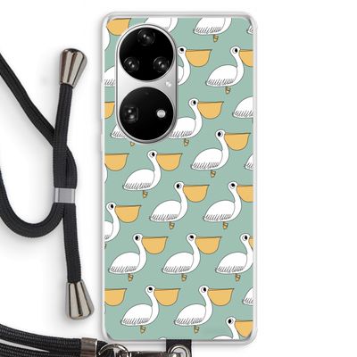 Pelican: Huawei P50 Pro Transparant Hoesje met koord