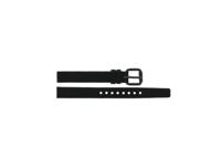Horlogeband Marc by Marc Jacobs MBM2053 Leder Zwart 12mm