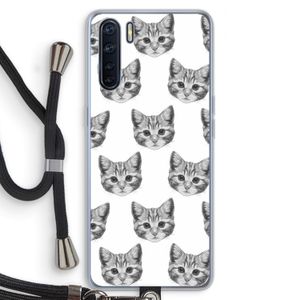 Kitten: Oppo A91 Transparant Hoesje met koord