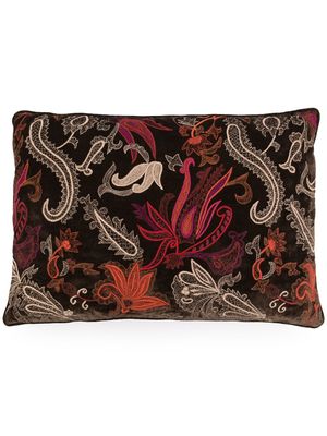 Anke Drechsel coussin à motif cachemire - Marron
