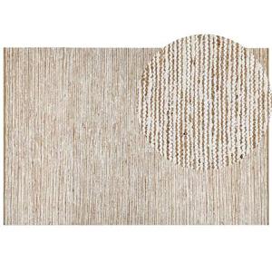 Beliani - BARKHAN - Vloerkleed - Beige|wit - 200 x 300 cm - Katoen