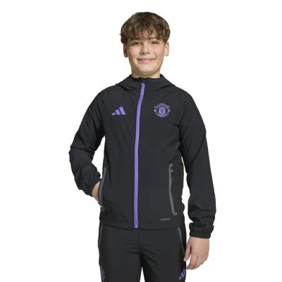 adidas Manchester United Vis Tech Vest Kids Zwart Paars