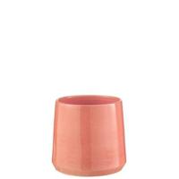 J-Line bloempot Rond - keramiek - roze - medium - Ø 24 cm