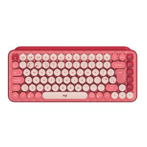 Logitech POP Keys Wireless Mechanical Keyboard With Emoji Keys toetsenbord Bluetooth QWERTY Engels Roze