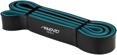 Avento fitness powerband 15-35 kg latex 208 x 2,9 cm zwart Avento fitness powerband 15-35 kg latex 208 x 2,9 cm zwart