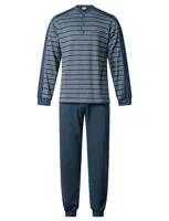 Gentlemen tricot heren pyjama - Blue Stripe - thumbnail