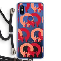 Dogs: Xiaomi Mi Mix 3 Transparant Hoesje met koord