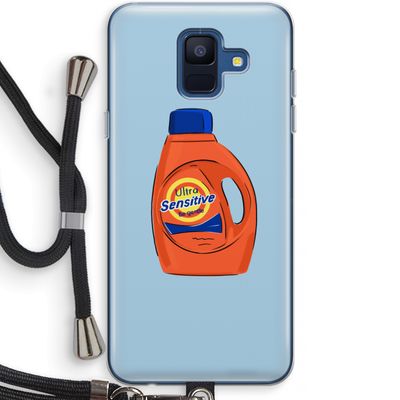 Ultra Sensitive: Samsung Galaxy A6 (2018) Transparant Hoesje met koord