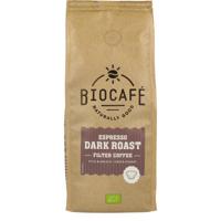 Biocafe Filterkoffie espresso dark roast bio Biocafe Filterkoffie espresso dark roast bio