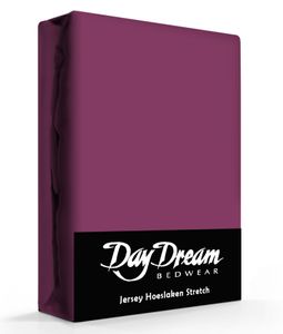 Day Dream Jersey Hoeslaken Blackberry-180 x 200 cm